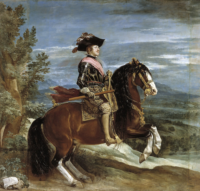 Картина Веласкеса: Конный портрет Филиппа IV