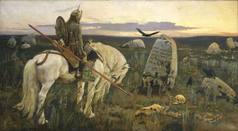 Картина В.М. Васнецова: Витязь на распутье